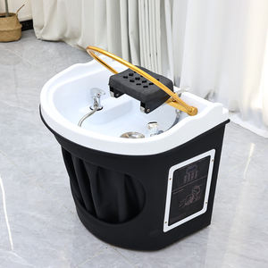 Bac à shampoing portable en acrylique épaissi pour salon de coiffure moderne, lavabo de spa, bassin de thérapie capillaire amovible, hauteur réglable, hôtel - Product Image 1