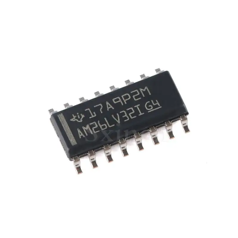 New Original patch AM26LV32IDR SOIC-16 Four way Differential line receiver chip OEM/ODM ic chips