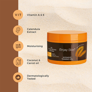 Gel bronzant pour la peau, crème bronzante accélératrice, gel auto-bronzant pour le bronzage en extérieur et en intérieur, lits de bronzage, 100 ml - Product Image 3