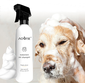 الجملة العضوية الطبيعية لا شطف جدب شامبو للحيوانات الأليفة القط الكلب الشعر إزالة الروائح الكريهة تنظيف الحيوانات الأليفة شامبو جاف - Product Image 2