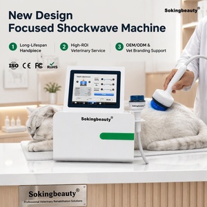 Máquina de Terapia de Ondas de Choque Veterinaria, Versión de Sobremesa, para Perros, Criadores de Perros, Peluquería Canina, Alivio del Dolor, Reparación de Tejidos - Product Image 1