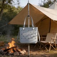 Sac de plage XL portable en EVA, nouveau design, simple, pour la plage du Sud, en silicone, pour la pampa