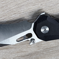 Couteau pliant de poche en acier inoxydable avec lame à verrouillage, manche en alliage d'aluminium, léger, multi-outils, camping, OEM