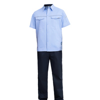 Vêtements de travail d'été à manches courtes, antistatiques, en mélange de fibres de bambou, respirants, pour l'industrie