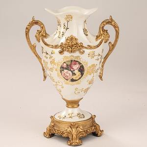 Jarrón de cerámica europeo-Adorno creativo hecho a mano para decoración del hogar - Product Image 2