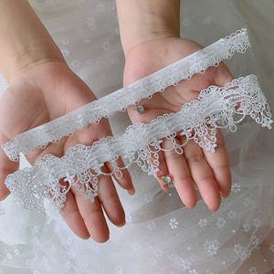 Liga DE BODA hecha a mano para novia, ligas elásticas para graduación, conjunto de liga de pierna nupcial - Product Image 3