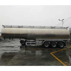 Heavy Duty 2 3 Axle Tanque de combustible de gran capacidad Transporte de aceite Cisterna Semirremolque