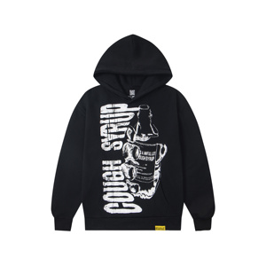 เสื้อสเวตเชิ้ตผ้าฟลีซมีฮู้ดของผู้ชายเสื้อกีฬาผ้าคอตตอนฟลีซทรงหลวมสำหรับ100% - Product Image 1