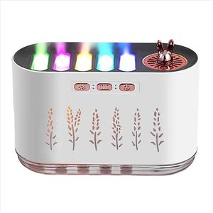 Humidificador, máquina de aromaterapia con sincronización musical, humidificador de niebla fría con diseño de pulverización, ultra silencioso y apagado automático - Product Image 6