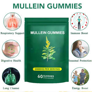 Gomitas de Extracto de Gordolobo con Sabores Personalizados Ausreson OEM, Suplemento Alimenticio, 60 Gomitas Antioxidantes para Desintoxicar los Pulmones - Product Image 2