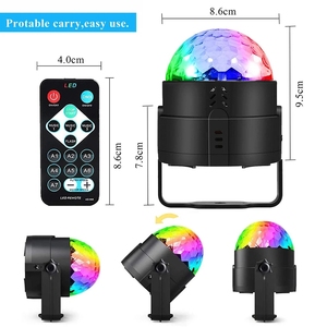 Bola de Discoteca LED con Efecto Estroboscópico de 7 Colores, Activación por Sonido, Control Remoto, para Karaoke, Festivales, Bodas, Bares, Clubes, Fiestas - Product Image 5