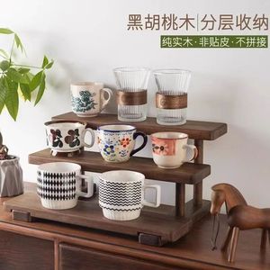 Wooden Multi Tier <b>Desktop</b> Organizer 40x26x18cm 3 Tier Standing Type Office Storage Rack - Product Image 4