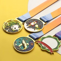 Trophée de la marque Vefit, nouveau modèle de médaille en métal pour les champions de ligue, souvenir pour les fans de football, impression sérigraphique, respectueux de l'environnement