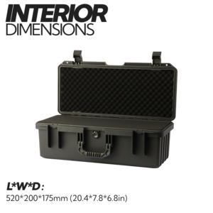 Étui rigide en plastique long et étanche INCHOI CASES, populaire pour l'équipement <span class=keywords><strong>photo</strong></span> et les outils - Product Image 3
