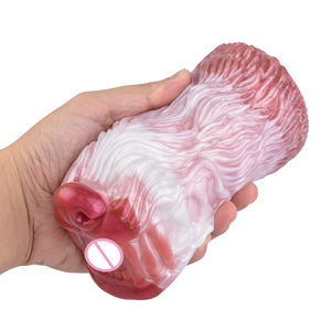 Precio al por mayor Wolf Tooth masturbación manual masculina juguete sexual Fantasía pene ejercicio masturbadores <span class=keywords><strong>vagina</strong></span> suave paquete para hombre - Product Image 4