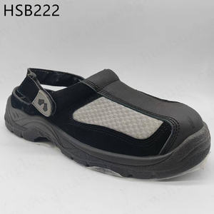 Zuecos de Seguridad LXG, Resistentes al Calor del Verano, Diseño con Cinta Mágica, Antiestáticos, Manos Libres, Negros, para Hombre/Mujer, Modelo <span class=keywords><strong>HSS86</strong></span> - Product Image 4