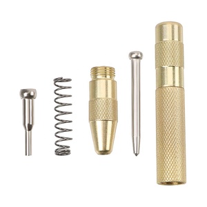 NICEYARD <strong>Drill</strong> Bit <strong>Marking</strong> Starting Holes Tool Automatic Center Punch Spring Loaded Punching Tool 5-inch Window Breaking Device - Product Image 2