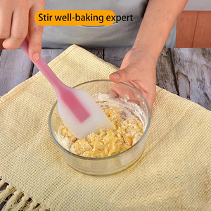 Espátula de Silicona Translúcida Antiadherente, Resistente al Calor, Apta para Horno y Lavavajillas, 100% de Grado Alimenticio, Herramientas para Hornear y Repostería - Product Image 2