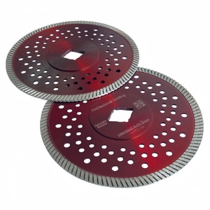 Lame diamantée semi-silencieuse multi-usages USA EN13236 de 4,5'', 5'', 7'', 9'', 10'', 12'', 14'' pour la découpe humide et sèche du quartz, du granit et du béton - Product Image 4