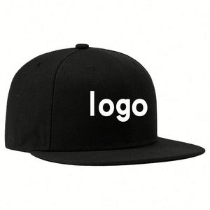 Paquete de 10 Gorras Clásicas Snapback con Logotipo Personalizado, Gorra de Hip Hop con Visera Plana, Color Moderno, Talla Ajustable, 100% Algodón - Product Image 1