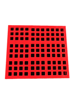 Plaque de tamisage en polyuréthane résistant à l'abrasion pour la séparation du sable et des pierres dans l'exploitation minière, maille de tamis vibrant 2380x1200mm