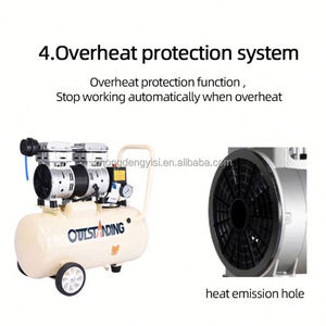 Compresseur d'air sans huile 1,1 kW/2,2 kW/1,6 kW, 220 V, silencieux, portable, électrique, pour voiture - Product Image 2