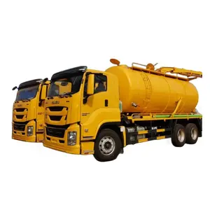Isuzu GIGA 18m3 Camión de succión de aguas residuales de vacío de alta presión Camión de succión de limpieza de alcantarillado
