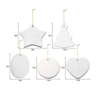 Vente flash - Décoration de Noël - Ornement ovale en céramique - Impression par transfert thermique - Pendentif blanc personnalisé