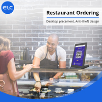 Tablette Android 8 pouces avec écran tactile capacitif LCD en forme de L, évaluateur de commentaires, commande de restaurant, caméra NFC