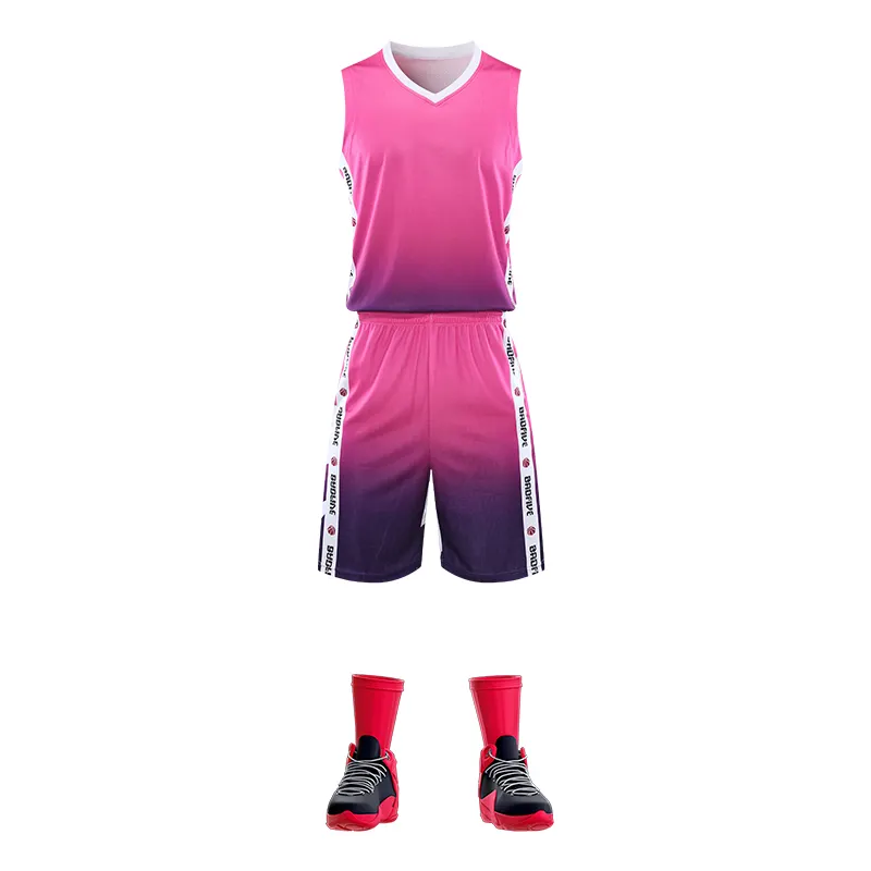 Hot Sale Custom Printed Sportswear High Quality Basketball Jersey And Shorts