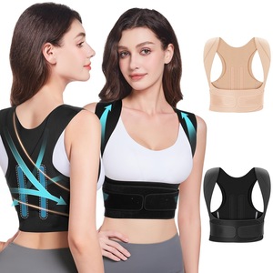 Correcteur <span class=keywords><strong>de</strong></span> posture réglable et respirant anti-cyphose pour hommes, femmes et enfants – Soutien dorsal fin pour l'été - Product Image 2