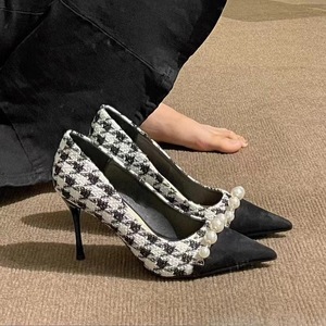 Chunky Heel Pointed Sandals New Business Oriented Women's High Heels, Thick Heeled Point - Product Image 2