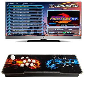 Pandora <span class=keywords><strong>Box</strong></span> 32000 1 <span class=keywords><strong>Arcade</strong></span> Game Retro con Logo Personalizzato Professionale, Joystick, Costruzione in Metallo, Funzionamento a Moneta, Versione Inglese - Product Image 1