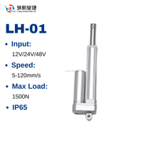 Aktuator Linear 1500N 12V/24V DC Elektrik untuk Jendela Otomatis, Robot, dan Otomatisasi Cerdas