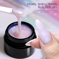 Ensemble de vernis gel vegan non toxique français 36 couleurs avec logo personnalisé, effet coquillage de sirène et tourbillon de perles pour ongles professionnels