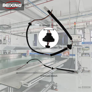 A185 harnes lampu rem tinggi, rakitan E00036 konduktor tembaga telanjang terisolasi PVC IP66 12V nilai adaptor mobil komputer - Product Image 3