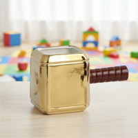 Mug à eau en céramique Marteau de Thor 300 ml, forme tridimensionnelle, drôle, nouveau, unique, tasse à maquillage, qualité alimentaire, sans BPA, compatible lave-vaisselle