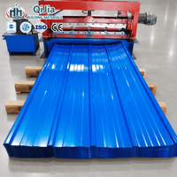 Tôle de Toiture en Acier Galvanisé Ondulé PPGI PPGL Revêtue de Couleur Zinc-Aluminium pour Maisons et Entrepôts