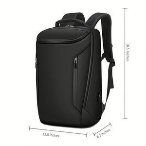 Mochila para Portátil de 15.6 Pulgadas, Impermeable, con Puerto USB Anti-Robo y Acceso Rápido, para Hombre, Negra, para Viajes - Product Image 5