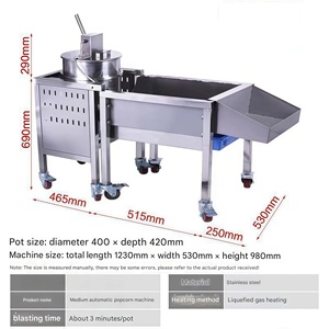 Máquina de Palomitas de Maíz Eléctrica con Varilla Mezcladora y <span class=keywords><strong>Olla</strong></span> para Tiendas Minoristas y Puestos de Comida - Product Image 6