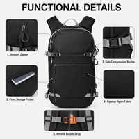 Sac à dos de randonnée/camping/alpinisme léger de 12 L avec boucle, qualité constante, résistant à l'eau, sac à dos de randonnée organisé