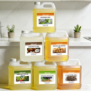 Óleo de Semente de Uva Orgânico Não Refinado 100% Natural, Óleo de Abacate, Coco e Rícino Prensado a Frio para Crescimento Capilar, Cuidados com a Pele e Massagem - Product Image 1