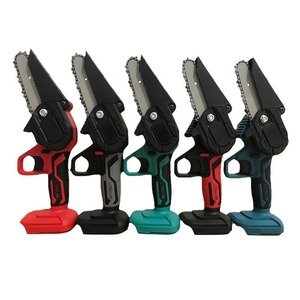 เลื่อยโซ่ยนต์ไร้สายลิเธียมไอออนขนาดเล็ก 6 นิ้ว ใช้แบตเตอรี่แบบชาร์จได้ สำหรับตัดต้นไม้ ใช้งานได้ทั้งในบ้านและนอกบ้าน - Product Image 1