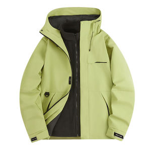 Outdoor Windproof Waterproof Breathable 3 In 1 Jacket With Removable Liner Unisex Hiking Coat - Product Image 1