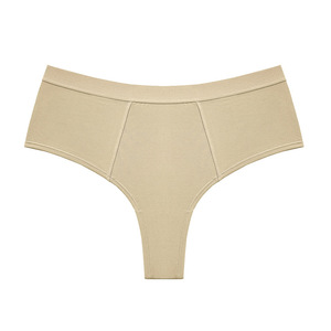 Braguitas de Cintura Alta para Mujer, Color Sólido, Adelgazantes, Cómodas, Transparentes, de Nailon/Algodón, Transpirables, con Técnica de Teñido Liso - Product Image 5