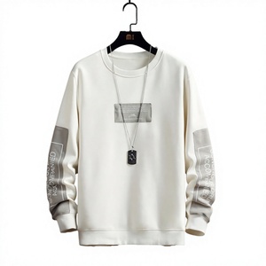 Zipper Pocket Smile Face Patchwork Fleece Eco-Friendly Waterproof Polyester/Cotton <b>Hoodies</b> Sweatshirts Streetwear Men's Hip Hop - Product Image 4