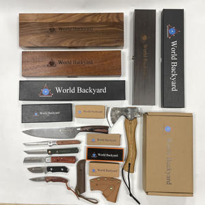 سكين محمولة للبيع بالجملة مخصصة في الهواء الطلق J قابلة للطي حادة للدفاع عن النفس والتخييم والصيد التكتيكي بمقبض خشبي - Product Image 6