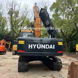 Excavatrice sur chenilles Hyundai 220LC-9S de 20 tonnes, robuste, d'occasion, à vendre avec moteur, pompe et groupe motopropulseur - Product Image 3