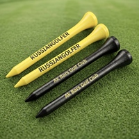 Tees de golf en bois massif incassables et résistants 70 mm – Cadeaux souvenirs personnalisés pour tournois