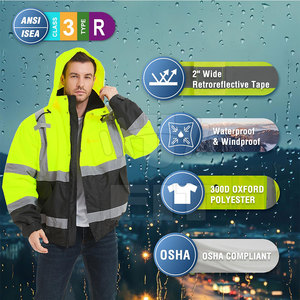 Chaqueta DE SEGURIDAD transpirable de alta visibilidad superventas para adultos, ropa de seguridad superior - Product Image 2